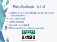 Terviseedendus töökohal #7