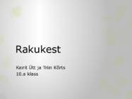 Rakukest esitlus