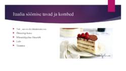 Itaalia toidukultuur #5