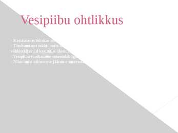 Vesipiip ja selle mõju noorte tervisele #4