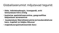 Globaliseerumine #3