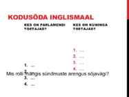 Inglise revolutsioonid #6