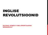 Inglise revolutsioonid