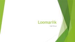 Loomariigi jagunemine