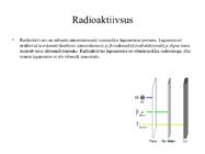 Radioaktiivsus ja kiirgus #2
