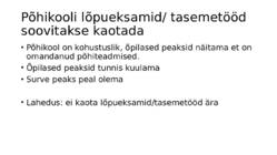 Haridusprobleem Eestis #3