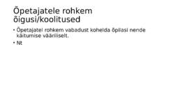 Haridusprobleem Eestis #7