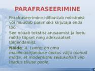 TSITEERIMINE JA REFEREERIMINE #14