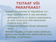 TSITEERIMINE JA REFEREERIMINE #20
