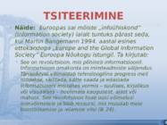 TSITEERIMINE JA REFEREERIMINE #9