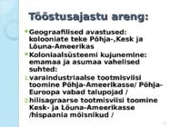 Ühiskonnageograafia-Maailmamajanduse kujunemine #12