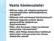 Ühiskonnageograafia-Maailmamajanduse kujunemine #15