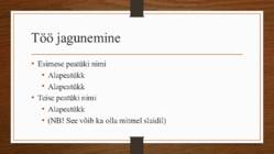 Näidis esitlus #6