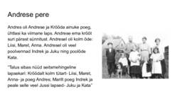 Tõde ja õigus - noor Andres #2