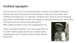 Tõde ja õigus - noor Andres #3