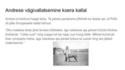 Tõde ja õigus - noor Andres #5