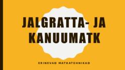 Jalgratta- ja kanuumatk