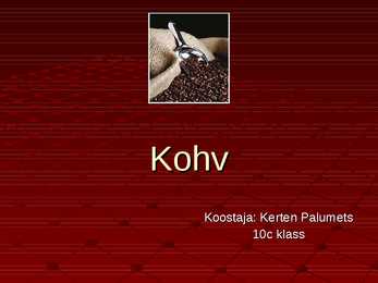 Kohv slideshow