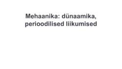 Mehaanika ll