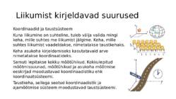 Sissejuhatus füüsikasse-Kulgliikumise kinemaatika #110