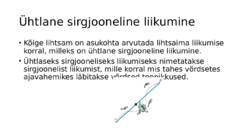 Sissejuhatus füüsikasse-Kulgliikumise kinemaatika #114