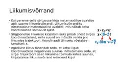 Sissejuhatus füüsikasse-Kulgliikumise kinemaatika #126