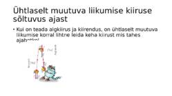 Sissejuhatus füüsikasse-Kulgliikumise kinemaatika #138