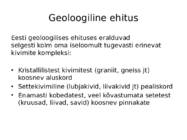 Eesti geoloogiline ehitus #3