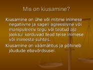 Kiusamine #2