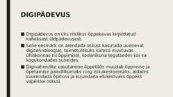 DIGIPÄDEVUS #2