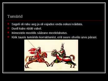 Aadli elulaad ja rüütlikultuur presentation #8