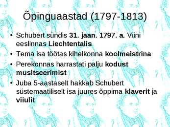 Franz Schubert #3