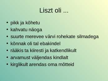 Liszt #3