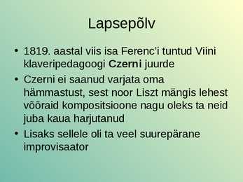 Liszt #4