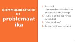 Kaubamaja kommunikatsioonistrateegia #12