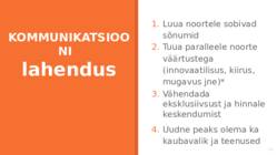Kaubamaja kommunikatsioonistrateegia #14