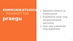 Kaubamaja kommunikatsioonistrateegia #6