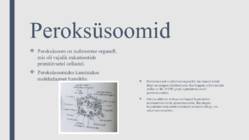 Peroksüsoomid ja mitokondrid #3