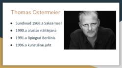 Thomas Ostermeier - teatraalsus ja vägivald #2