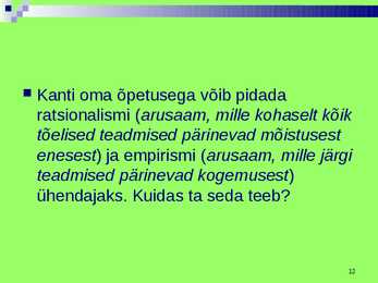 Immanuel Kant #12