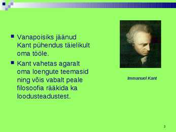 Immanuel Kant #3