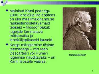 Immanuel Kant #7