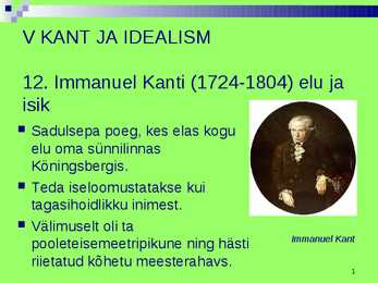 Immanuel Kant