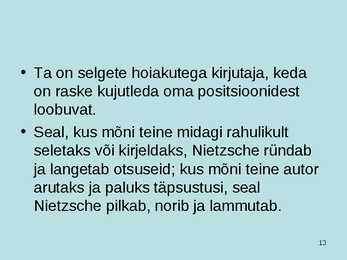 Friedrich Nietzsche #13