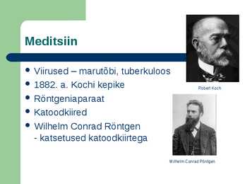 Meditsiin ja bioloogia 19-sajandil #3