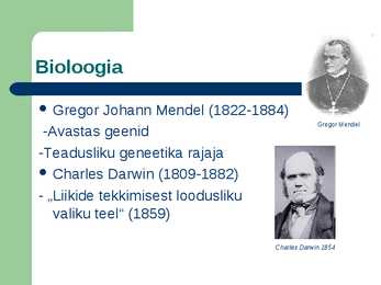 Meditsiin ja bioloogia 19-sajandil #4