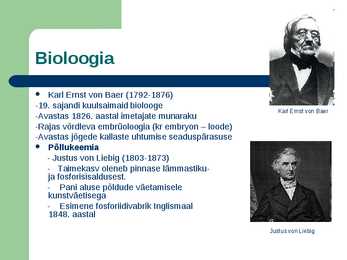 Meditsiin ja bioloogia 19-sajandil #5
