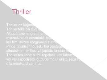 Filmi žanrid #6