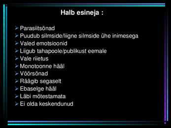 Avalik esinemine ja Hea juht #5