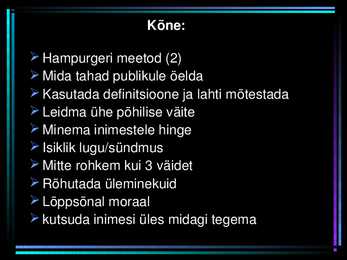 Avalik esinemine ja Hea juht #9